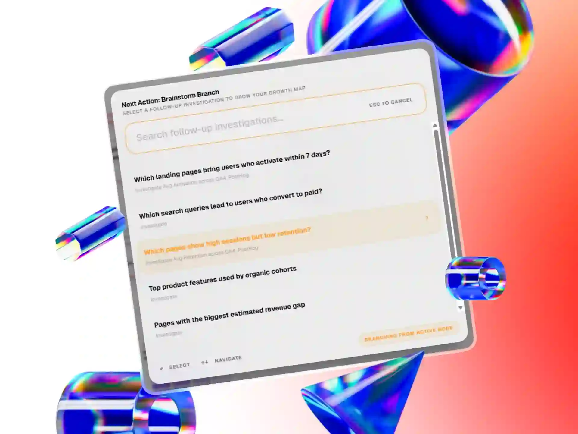 Get prioritized action plans